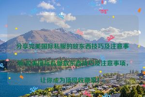 分享完美国际私服的放东西技巧及注意事项(完美国际私服放东西技巧及注意事项，让你成为顶级收藏家！)